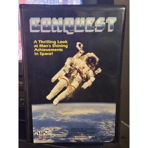Conquest thrilling look at man’s achievements in space 2 VHS 1985